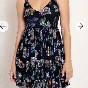 Blackmilk Eevee Glow Sheer Tier Dress Pokemon Eeveelution